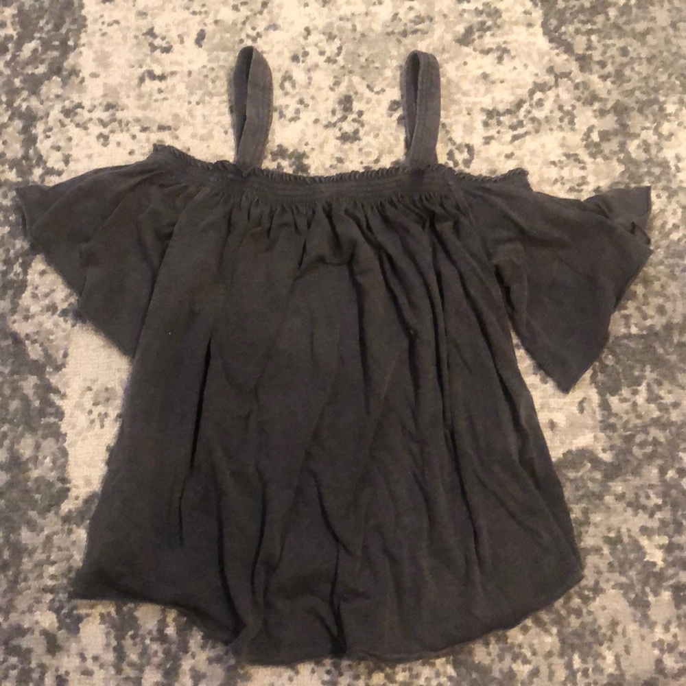 Grey Free People Top